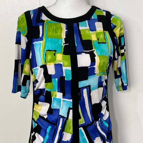 SHELBY & PALMER SHORT SLEEVE SHEATH DRESS SIZE 6 - Picture 2 of 6
